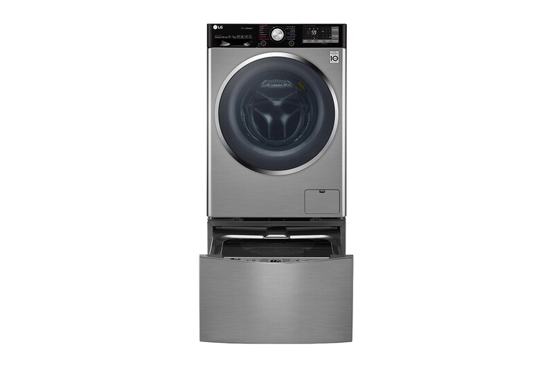 LG Lavaseca TWINWash de 13 kg de Lavado y 07 kg de Secado, con 6MotionDD y conectividad Wi-Fi, F1107VRDSD-WT2VM